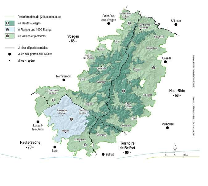 Plan du Parc Naturel