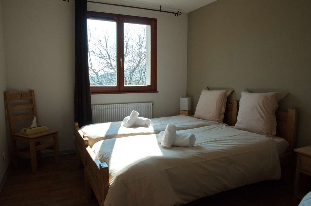 A bedroom at Buissonnets Inn