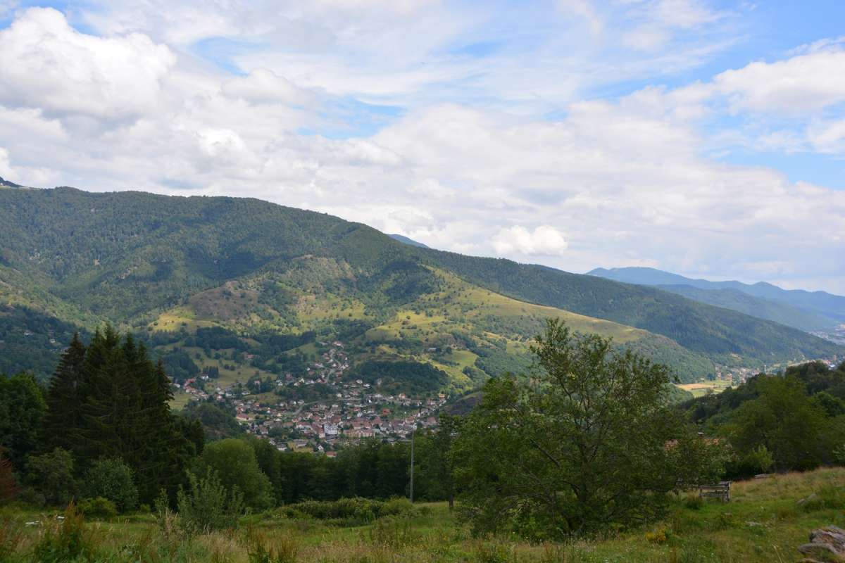 Vue du gite de la ferme du Bergenbach