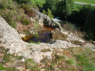 Gletschermühlen (Marmites glaciaires)