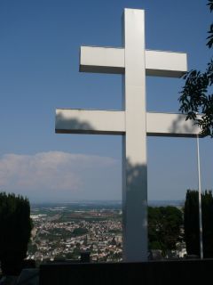 Vue sur Thann depuis la Croix de Lorraine