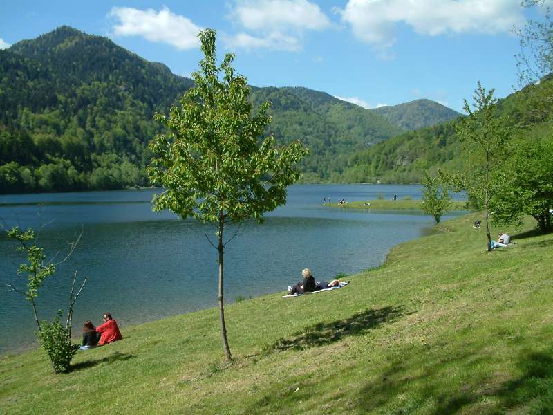 Détente au bord du lac de Kruth Wildenstein