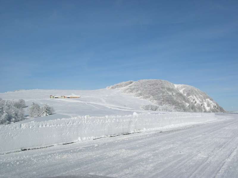 Piste de ski de fond au Ballon d'Alsace