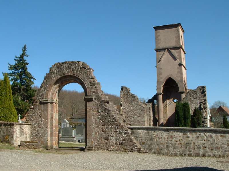 Ruines de l'église de Leimbach