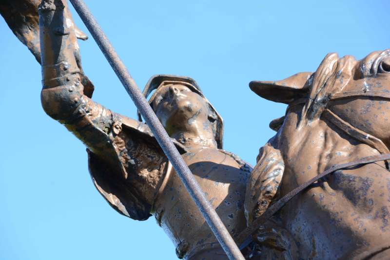 ballon d'alsace ; jeanne d'arc ; statue